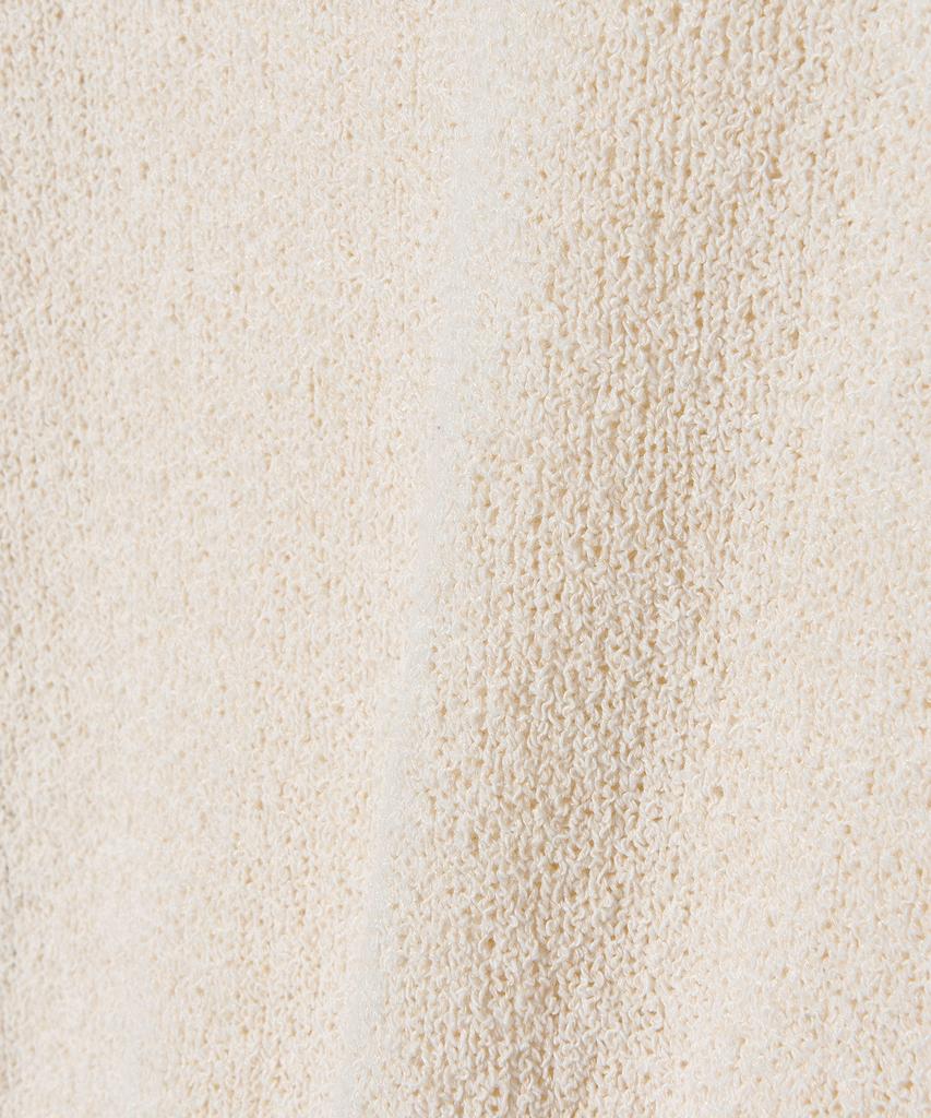 LEE Women'S Boucle Short Sleeve Knit Ivory