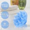 Shimomura Kihan Silicone Shampoo Brush in for Men and Hair Scalp and Pore Easy to Scalp 32709 [Made Japan] Women, Washing, Massage, Tangle-Free, Hold,