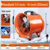 220V Portable Axial Exhaust Fan for Industrial and Household Ventilation