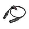 Cables XLR Balanced Microphone Shielded Compatible with Sennheiser Sound Zaxcom 1m Alvin's 3-pin Male-Female Cable, Noise-Sealing Design, Shure,