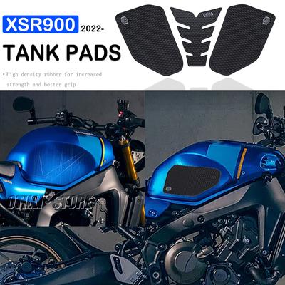 Neue Textur Tankpads XSR900 Schutzaufkleber Aufkleber Knie Seite Kraftstoff Traktionspad Motorrad Für Yamaha XSR 900 xsr900 2022 2023