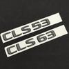 FUP1 Letras Cromadas 3D de ABS Pegatina de Insignia para Maletero Trasero de Coche Para Mercedes CLS 53 63 AMG W218 W219 CLS53 CLS63 Emblema Logo Accesorios de Coche