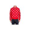 Adidas Pharrell Williams Leather Track Jacket Jackets Coats Men's Red (Unisex) Jackets AB1618
