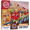 HEROS Constructor - Fire Truck To Build - 100% FSC Certified Wood - 155 Pieces - From 5 Years Old