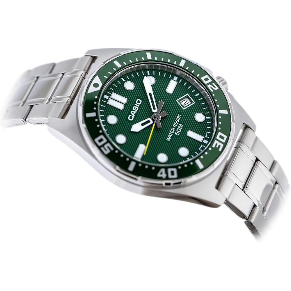 Casio Watch: Silver MTD-135D-3AVDF
