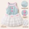 Netted Lace Pet Princess Dress Soft Tulle Dog Puffy Skirt New Dog Vest  Pet Everyday Wear
