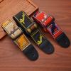 Guitar Strap 40/41 Inch Artistic Color Matching Diagonal Span Adjustable Electric Fender Back Portable Wood Musical Instruments