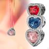 Heart Charm for Bracelet Beads Spacer Charms Metal Bracelets Necklaces