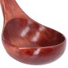 Smooth Burr-free Serving Ladle Solid Wood Cooking Spoon Not Scratch Cookware Soup Spoon  Home