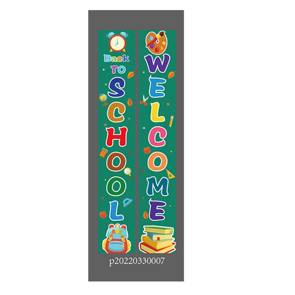 180X30 Opening School Classroom Door Atmosphere Decoration Polyester Cloth Couplet Flag Customization