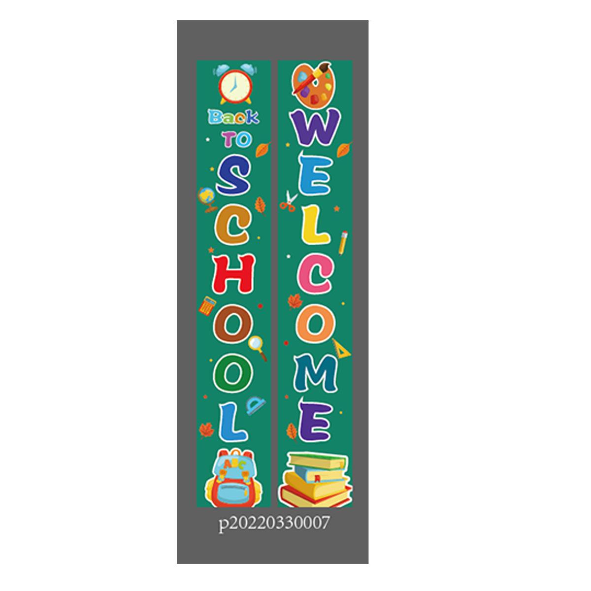 180X30 Opening School Classroom Door Atmosphere Decoration Polyester Cloth Couplet Flag Customization School Season Couplet 1