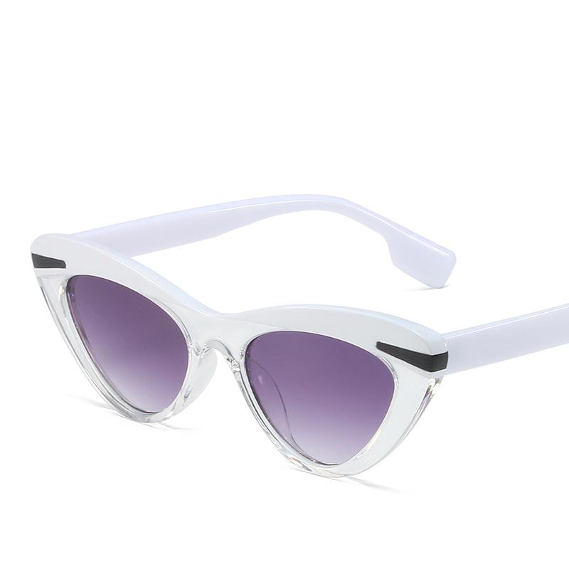 Vintage Fashion Small Frame Cat Eye Sunglasses Women For Men Sun Glasses Punk Luxury Brand Designer Hip Hop Sexy Lady Eyeglasses