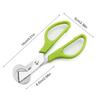 Nonrust Steel Quail Eggs Scissors Ergonomic Handle Quail Eggs Separators for Easy Use and Mess Release Eggs Cutting