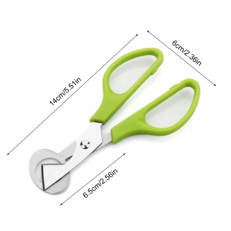 Nonrust Steel Quail Eggs Scissors Ergonomic Handle Quail Eggs Separators for Easy Use and Mess Release Eggs Cutting