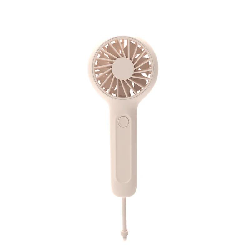 

Мини портативный вентилятор мощный ручной перезаряжаемый 3 скорости легкий маленький детский девочка женский милый дорожный на открытом воздухе в помещении для поездок на работу розовый