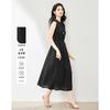 French Style Waist Cinching Slimming Mid Length Sleeveless Dress