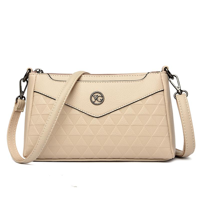 Luxury Designer Ladies Handbags Fashion High Quality Leather Shoulder Bags for Women New Solid Color Female Crossbody Bag Purses