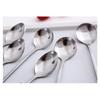 Stainless Steel Spoon Long Handle Coffee Spoon Ice Cream Stirring Spoon Meal Tableware Spoon Household Dinner Spoon Fruit Fork