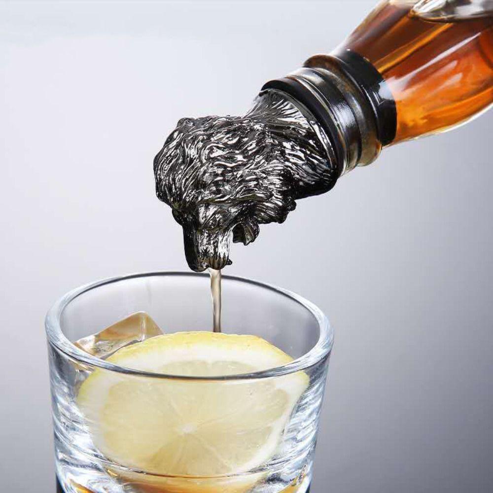 Zinc Alloy Bottle Stoppers Leopard/Lion/Antelope Head Wine Mouth Kitchen Accessories