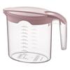 Plastic Jug for Drinks, Water, Juice, Lemonade, with Lid, 1L