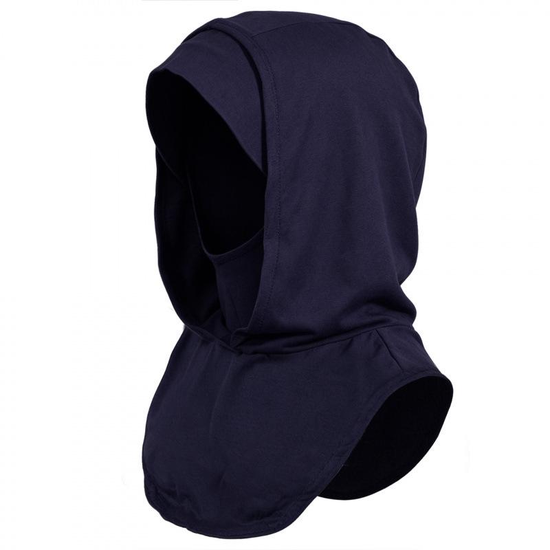 Elastic Wide-Brimmed Under-Scarf Cap with Integrated Hood