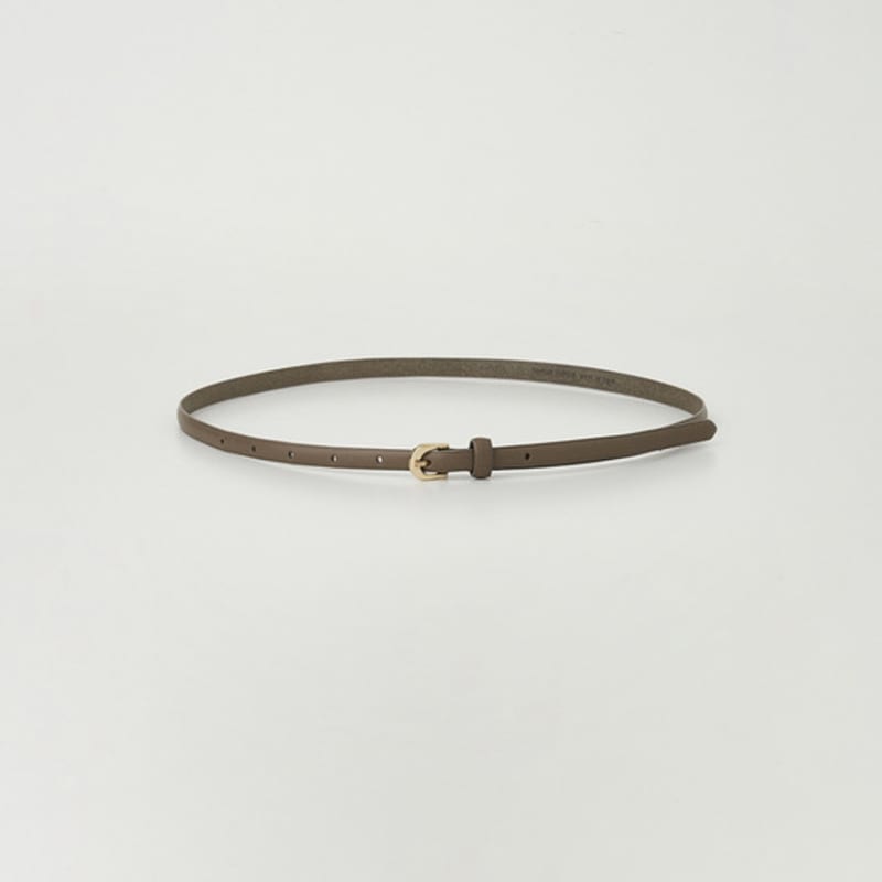 

NOTIA 10mm CLASSIC ITALIAN LEATHER BELT - TOPE BROWN/GOLD TOPE BROWN_GOLD