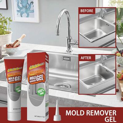 90G NEW Mold Mildew Cleaner Mold Remover Eco Friendly Machine Remover For Bathroom Strip Gel Wa B0X9