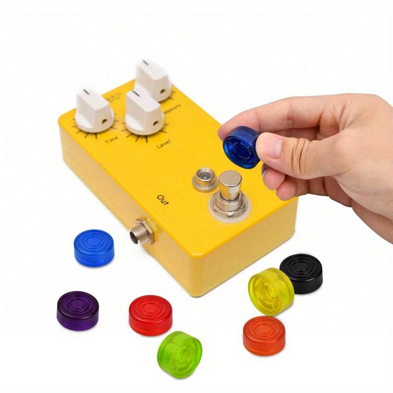 4pcs guitar Guitar Effect Pedal Topper - Enhance Your Footswitch Experience with Electric Guitar Footswitch Cap