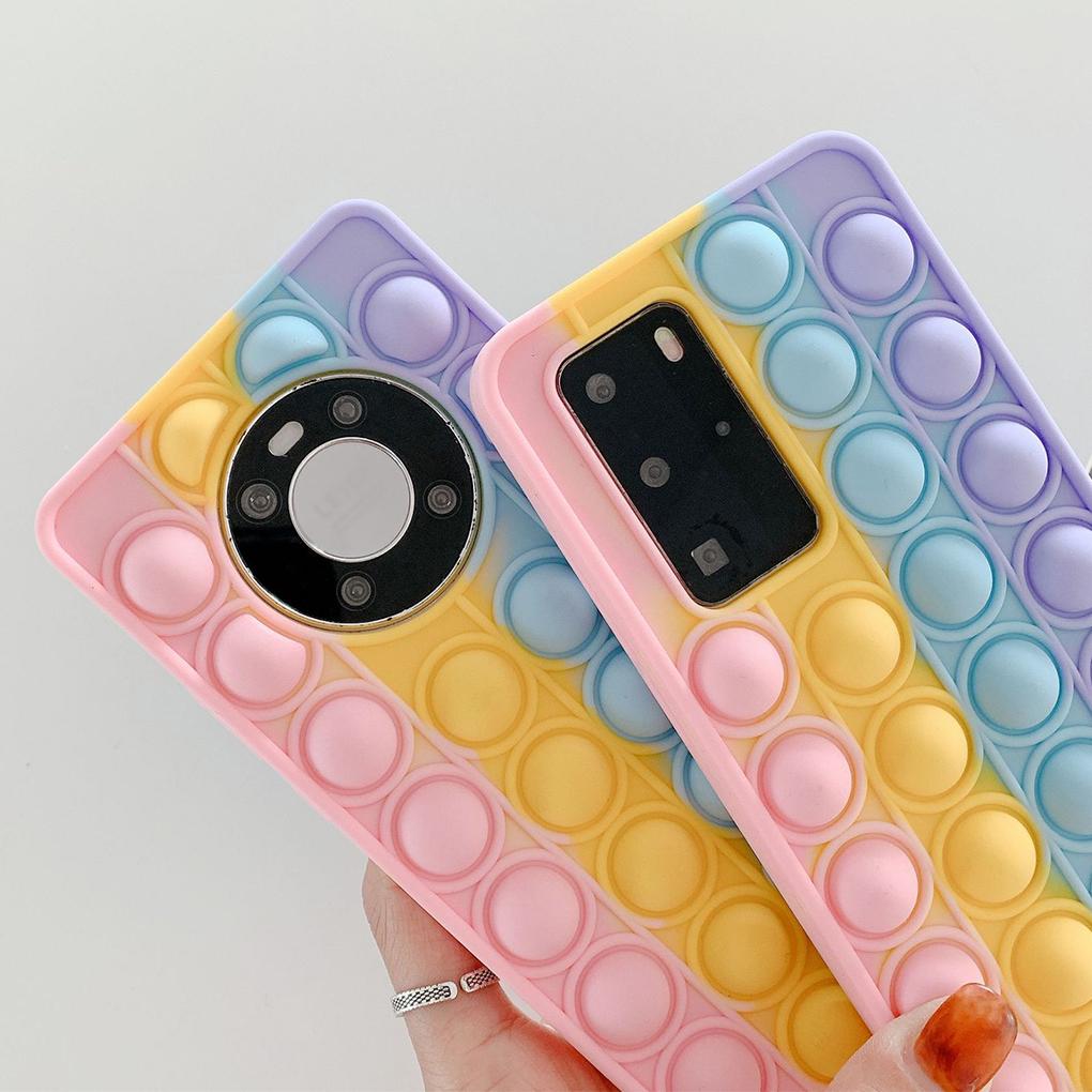 Phone Cover Bubble Phone Case Silicone Decoration Mobile Protector