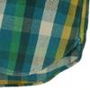 marka made in Japan Check Pattern Long sleeve Flannel shirt 1 Blue green Women Used