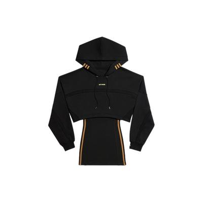 X Ivy Park Logo Hooded Hollow Long Sleeve Dress Women Dresses GR1445