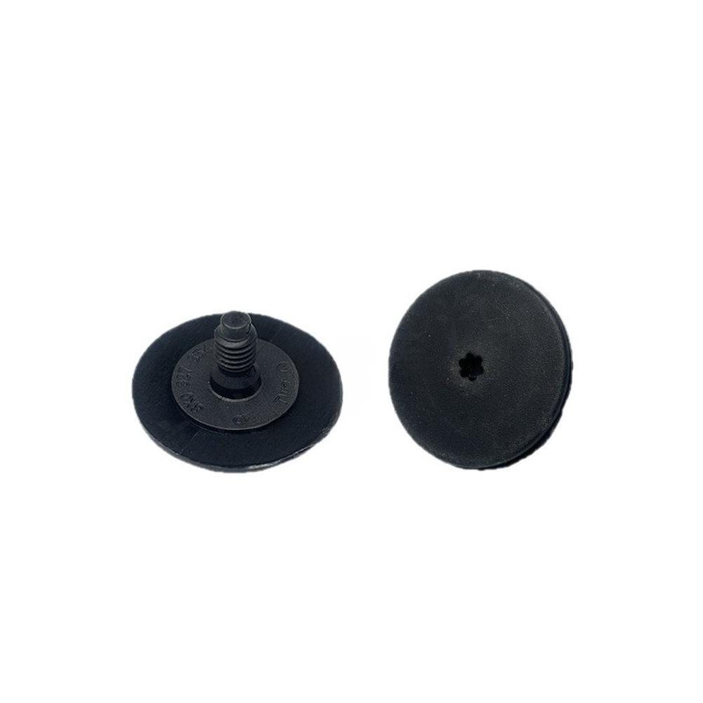 2Pcs Black ABS Rear Bumper Cover Screw for Tanyue ID3 A1 Q3 Q5, OE 8X0827654 Replacement Fastener, Car Exterior Trim Clip Set