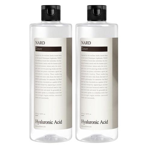 Nard Low-Molecular-Weight Hyaluronic Acid Toner, 500 ml, 2 bottles