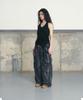 Eonyujeulaeb Double Curve Heavy Pants [Navy]