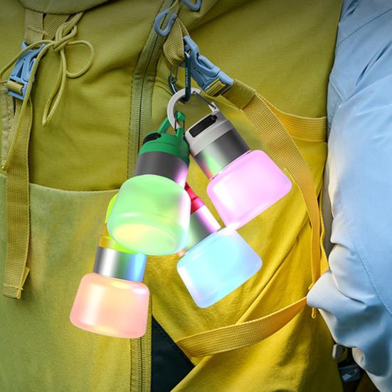 Outdoor Camping Lantern USB Rechargeable Waterproof Detachable Water Bottle Light Portable Hiking Backpacking LED Hanging Lamp