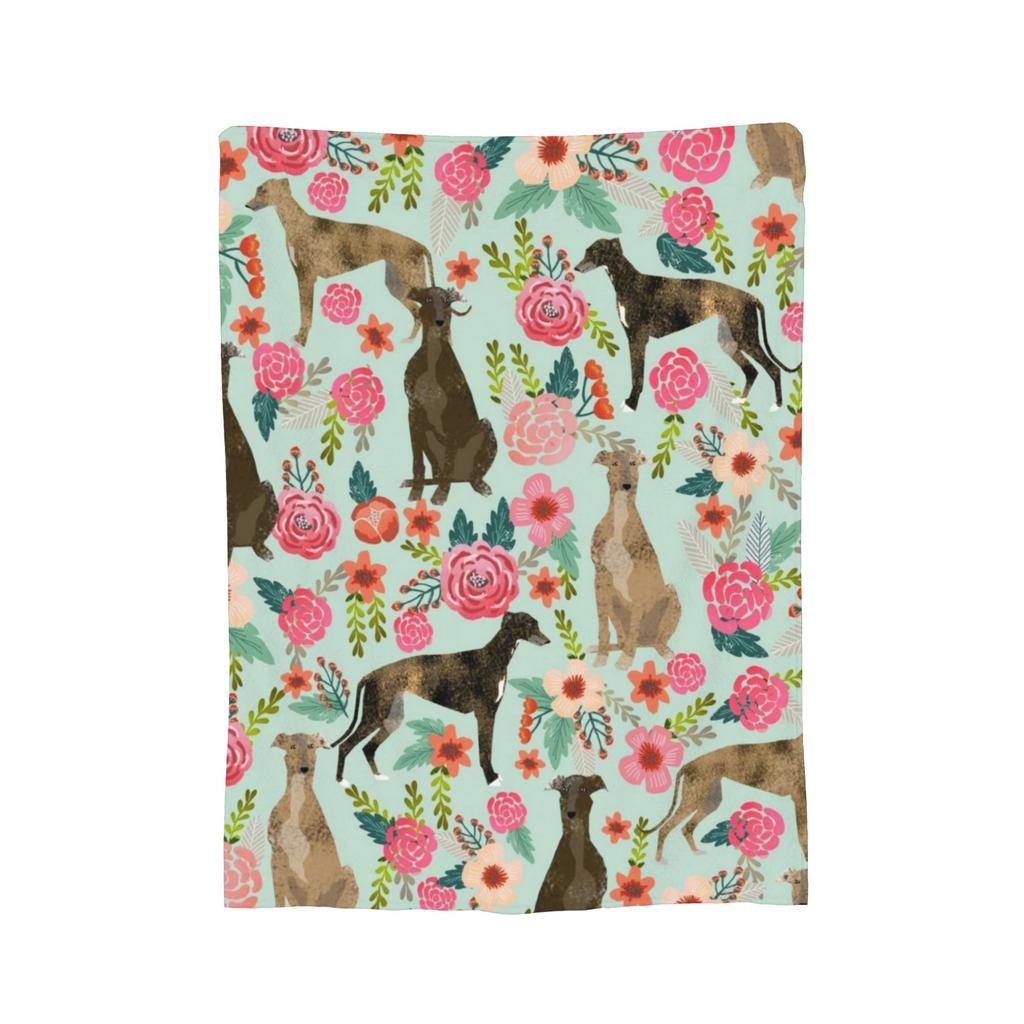 Summer Greyhound Fuzzy Blanket Skipworth Whippet Lurcher Dog Galgo Funny Throw Blankets for Home 200x150cm Quilt,