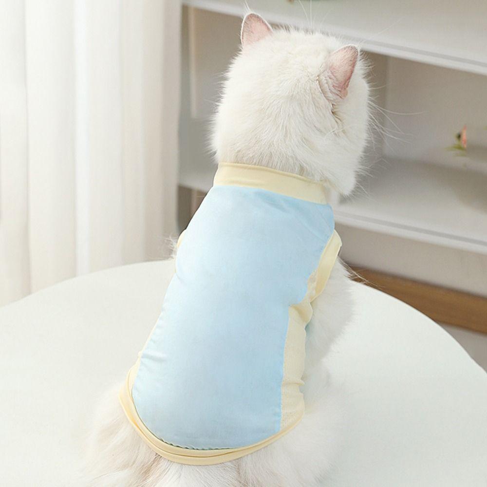 Thin Pet Sunscreen Clothes Sleeveless Cat Ice Silk Shirt Comfortable Dog Cooling Vest  Summer