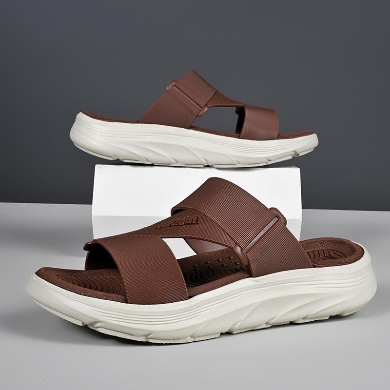 Summer Men's Sandals Outdoor Comfortable Thick Soled Casual Shoes Large Size Lightweight Non Slip Walking Slippers