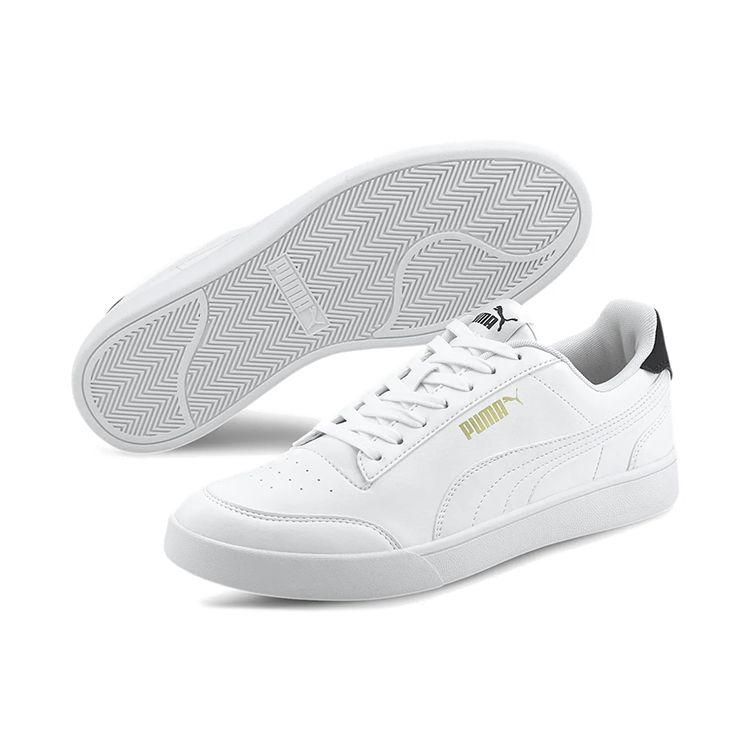 Puma Shuffle White Peacoat Unisex Sneakers Gold 309668-01