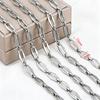1Meter Stainless Steel Irregular Rectangle Link Chains DIY Jewelry Making Crafts Necklace Findings Handmade Supplies Accessories