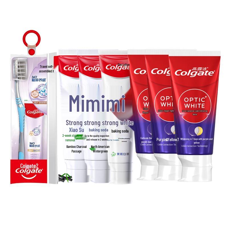 Colgate Whitening Toothpaste & Oral Care 7-Piece Set