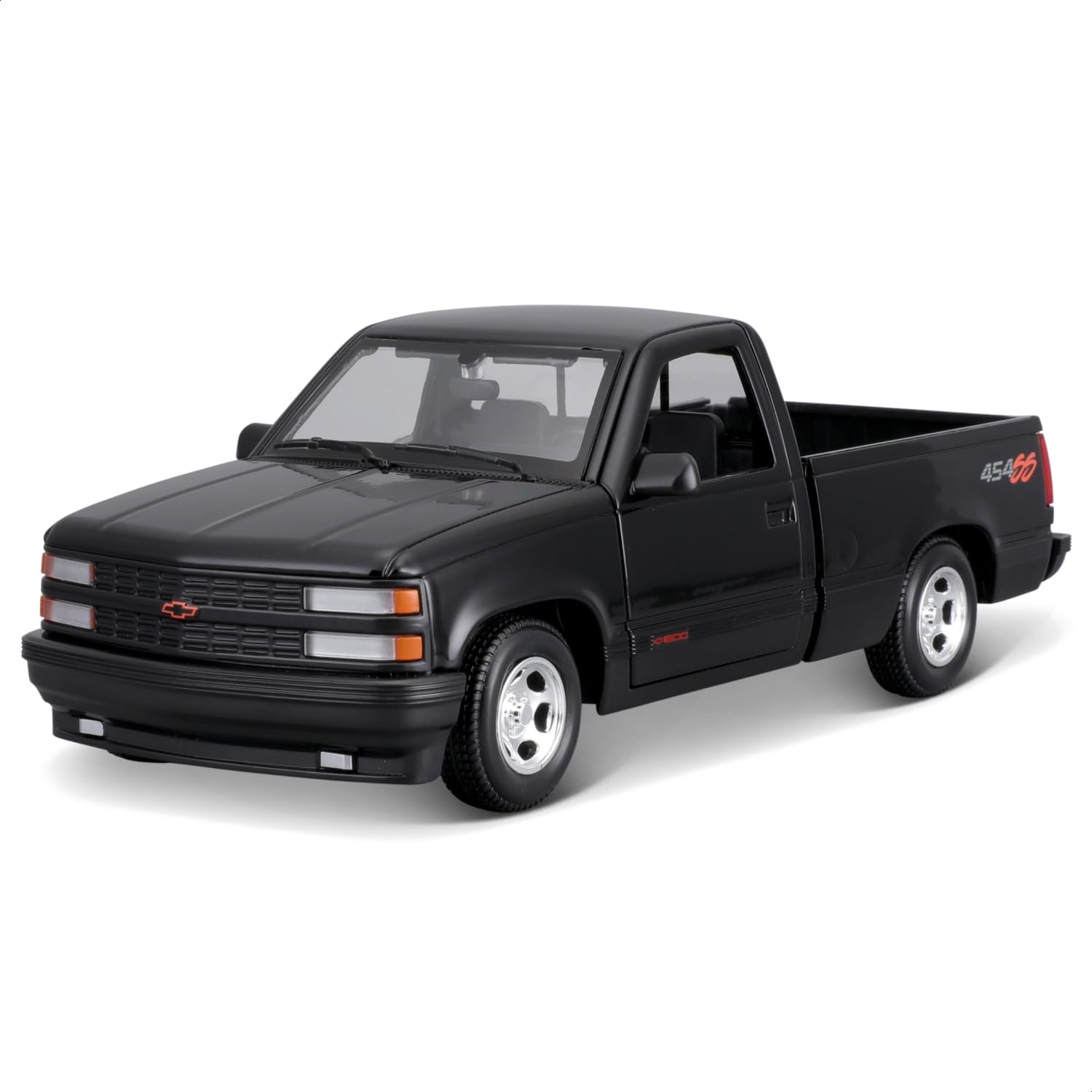 

Maisto 1/24 scale diecast model of a 1993 Chevrolet 454 SS pickup truck in black (product number 32901 BK)