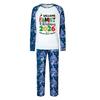 Christmas Matching Family Pajama Set, Neck Long Sleeve Top and Pants Loungewear