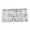 420PCS Bare Cold Crimp Wire Terminals Assortment Box, Uninsulated Copper Cable Crimp Connectors Kit
