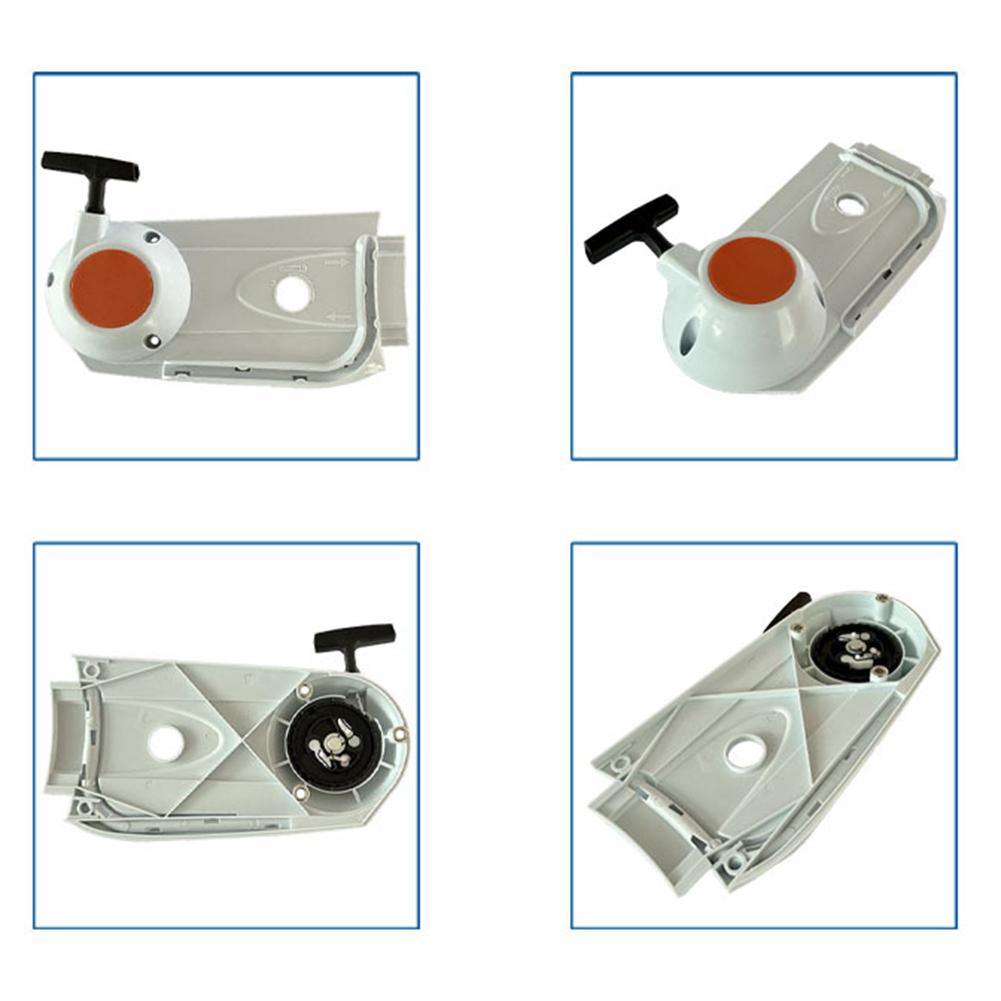 For TS800- 4224 190 0305 Recoil Starter Pull Start Assembly ABS Nylon White Replacement Engine Parts Repair Garden Tool Kit