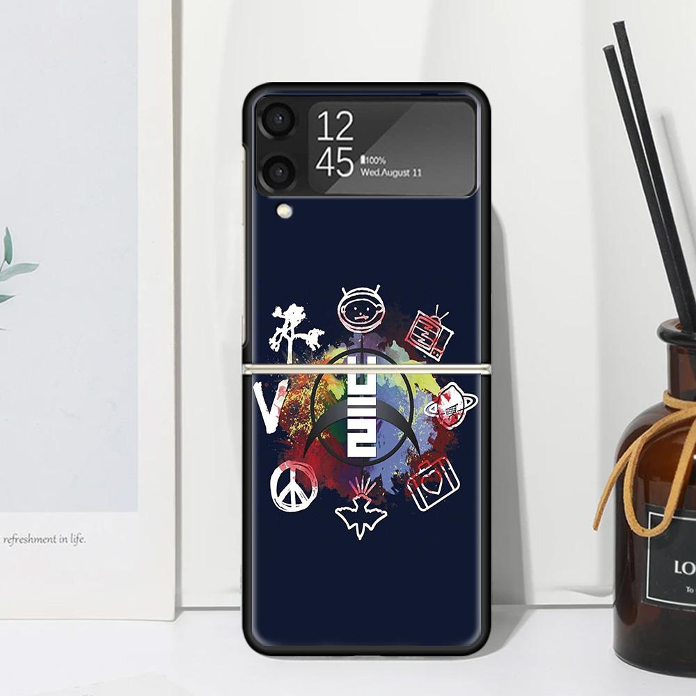Band U-U2 Rock Phone Case For Samsung Galaxy Z Flip 7 Flip7 Zflip 6 Flip6 5 Flip5 4 Flip4 3 Flip3 5G Fundas Black Cover