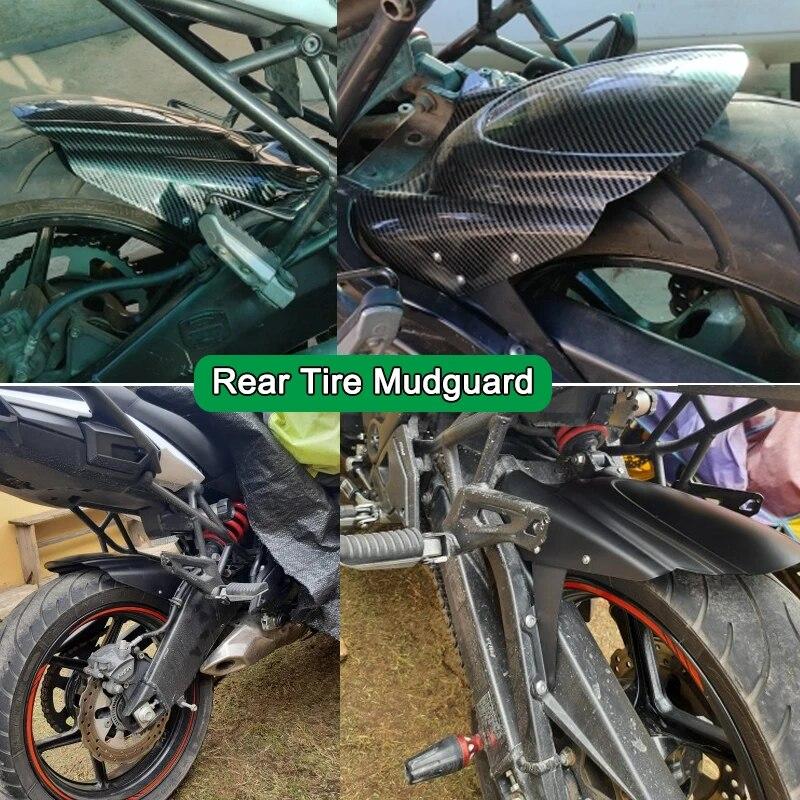 Versys 650 Rear Tire Hugger Fender Mudsling Mudguard Mudflap Mud Flap Splash Guard Black For KAWASAKI Versys650 KLE650 2007-