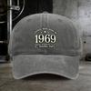Washed Cowboy Hat a Unisexs Essential Travel Baseball Cap Featuring the Inscription Legends Were Born in  Aged Perfectly A