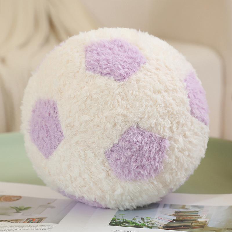 Funny Football Plush Toy Pillow - Cute Cartoon Doll for Kids' Gifts & Home Decor