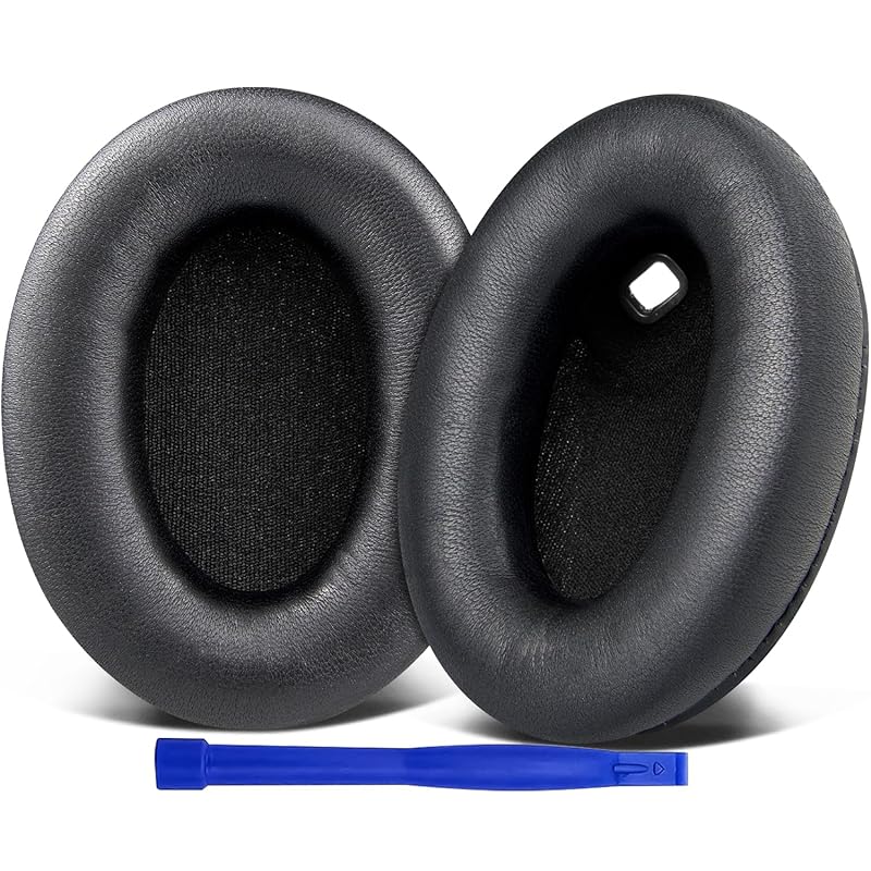 

SOULWIT ear pads ear cushion Sony WH-1000XM4 (WH1000XM4) for headset headphone replacement pad soft sheepskin compatibility pad high density foam
